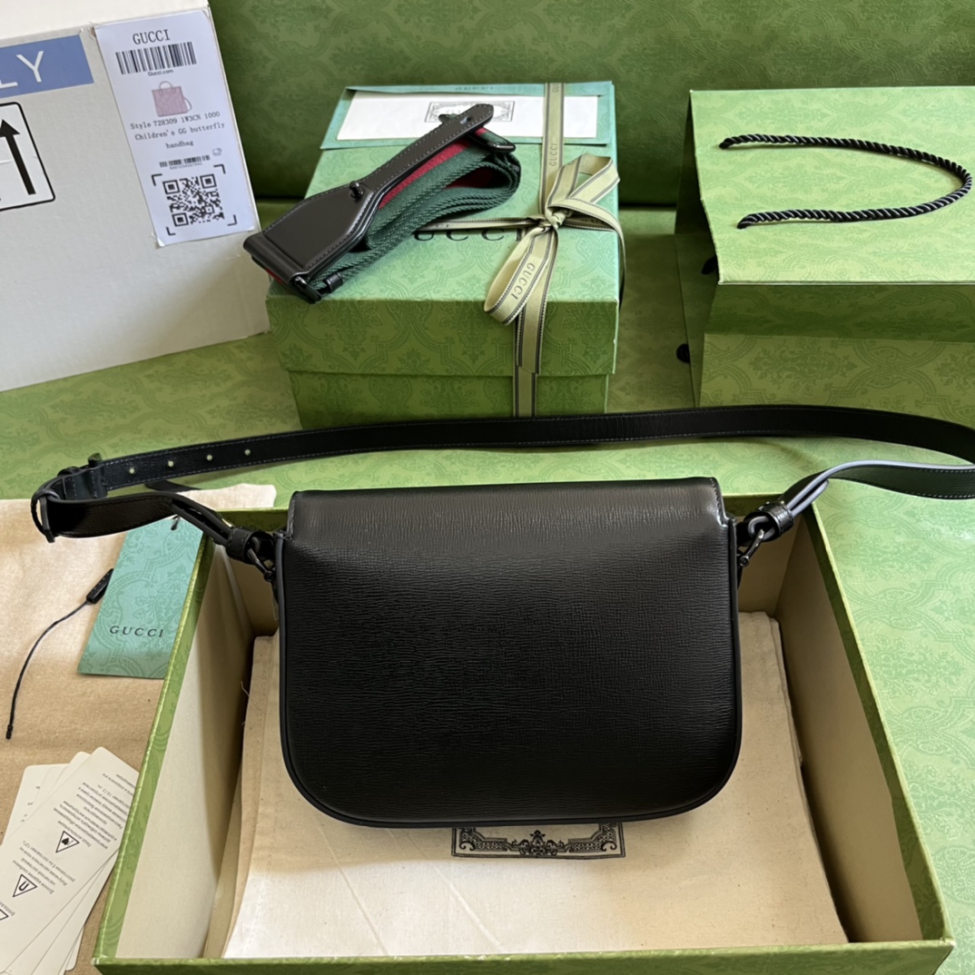 G*u*i 1955 horsebit shoulder bag-20.6*14.4*5.1cm