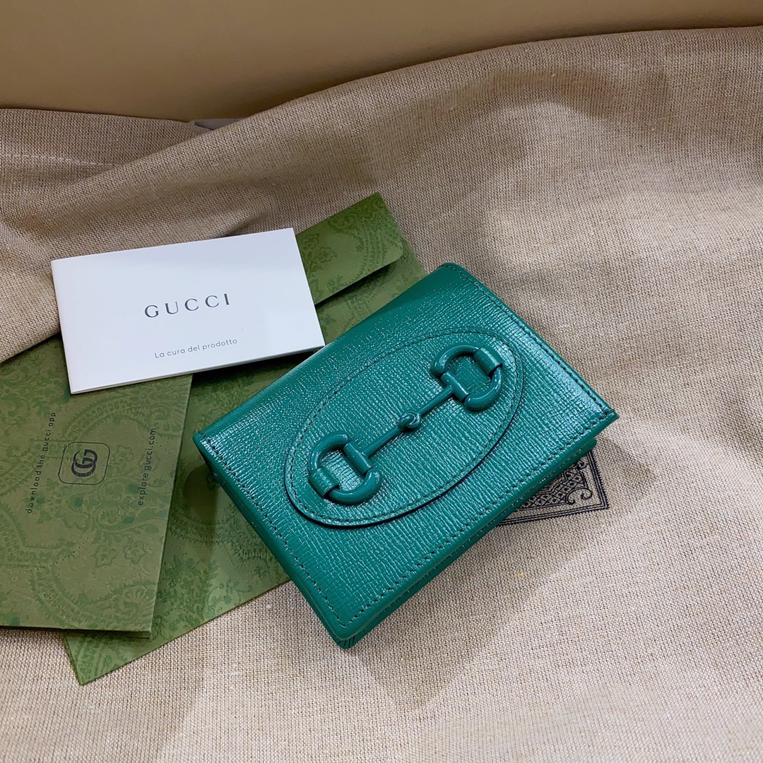 G*u*i 1955 horsebit wallet-11x 8.5 x 3cm