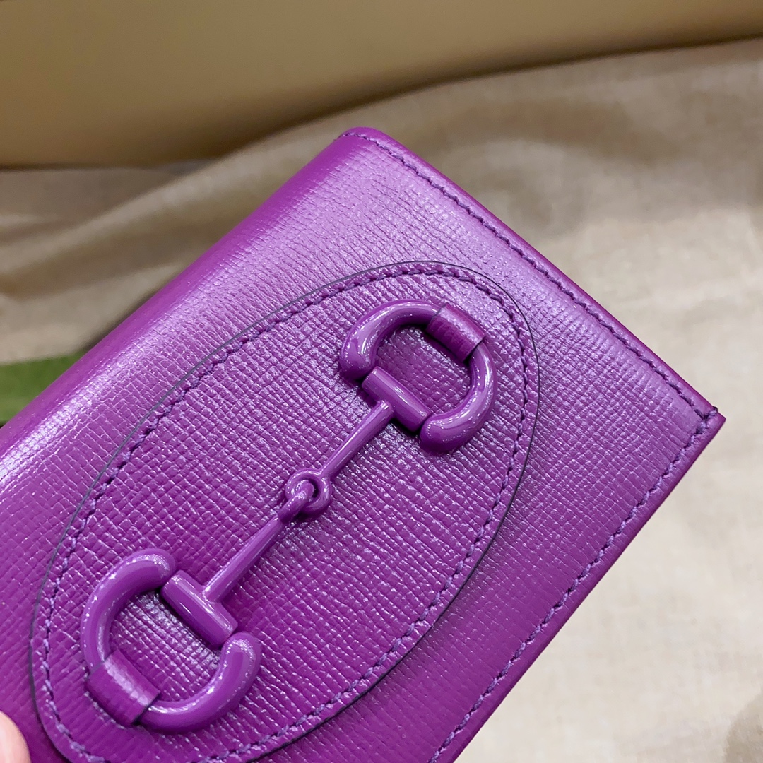 G*u*i 1955 horsebit wallet-11x 8.5 x 3cm