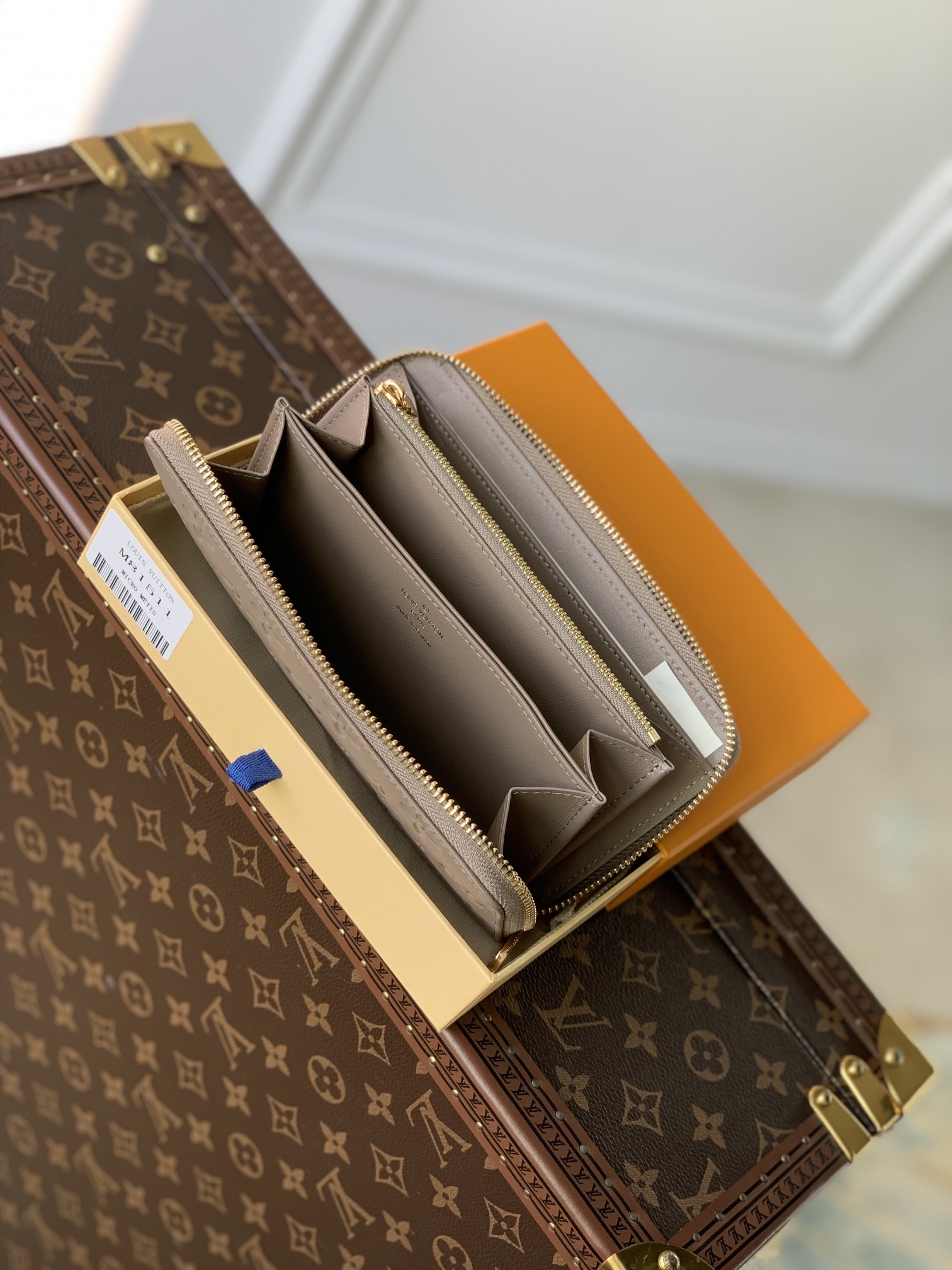 l0*is V*t0n zippy wallet m81763-19.5 10.5 2.5cm