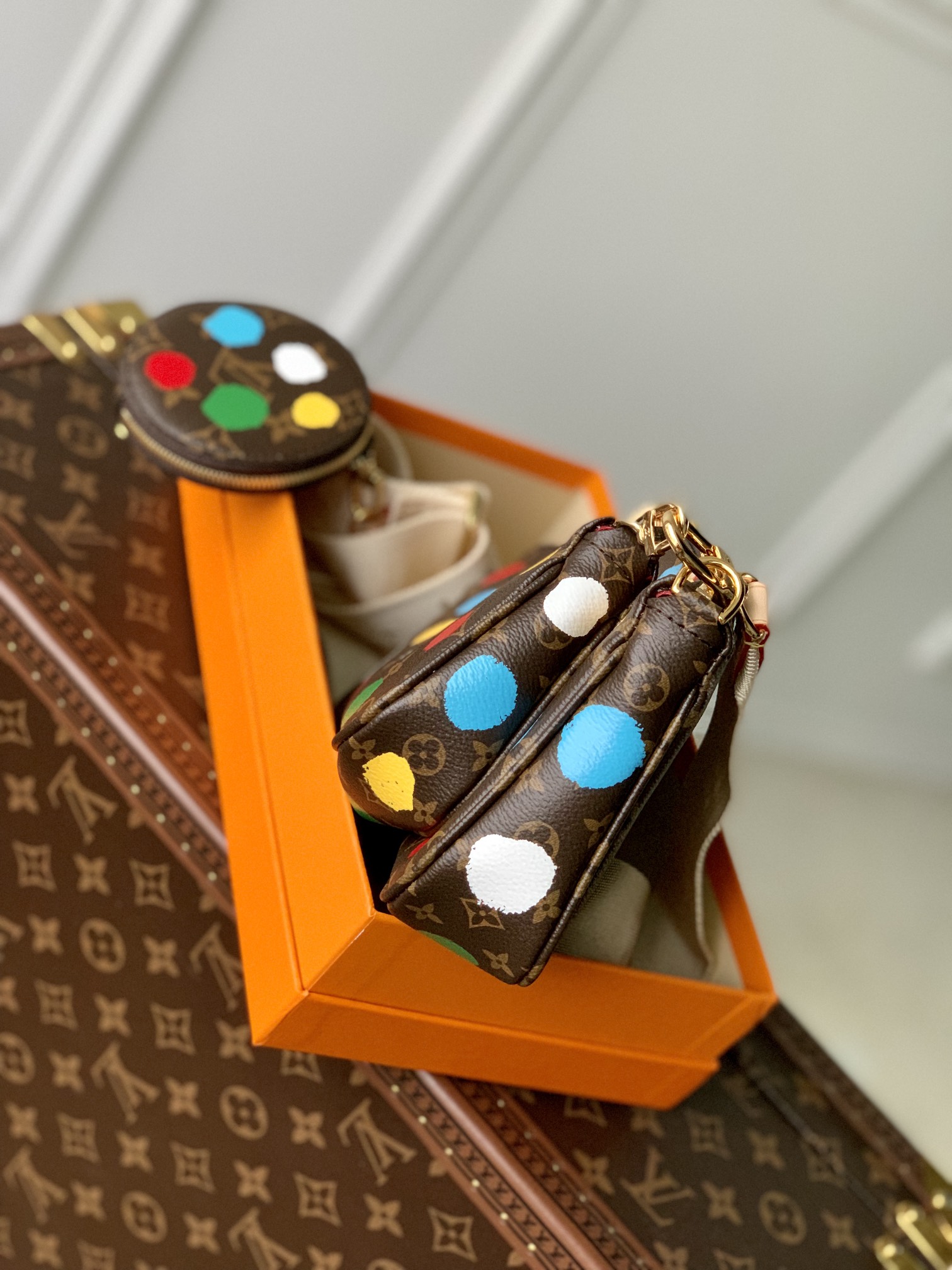 l0*is V*t0n x yk multi pochette accessoires-25*13&20*11*10cm