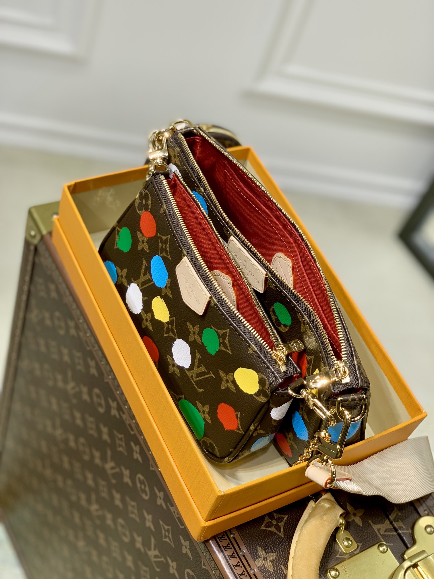 l0*is V*t0n x yk multi pochette accessoires-25*13&20*11*10cm