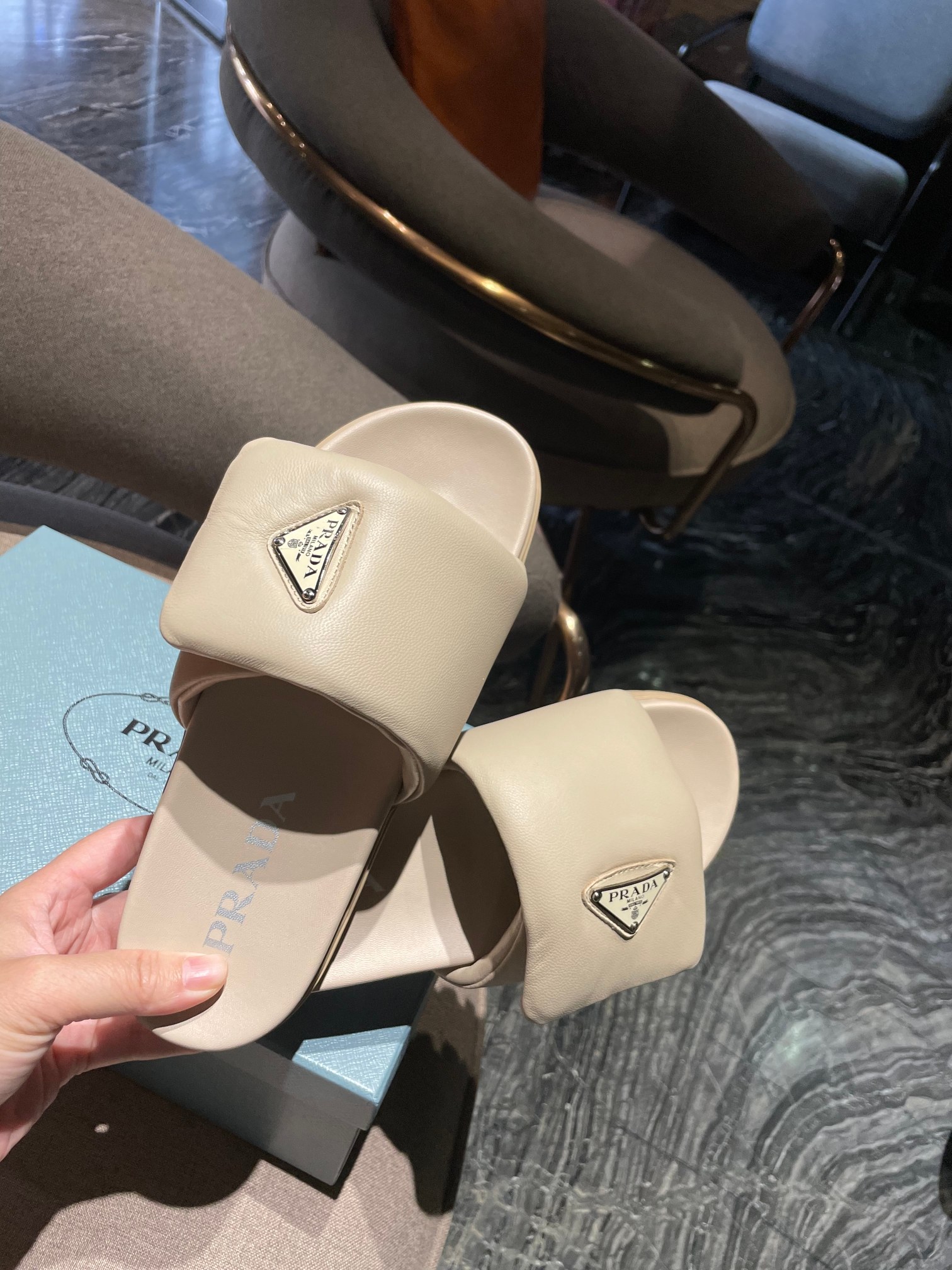 Pra*a boots 2023ss-3cm