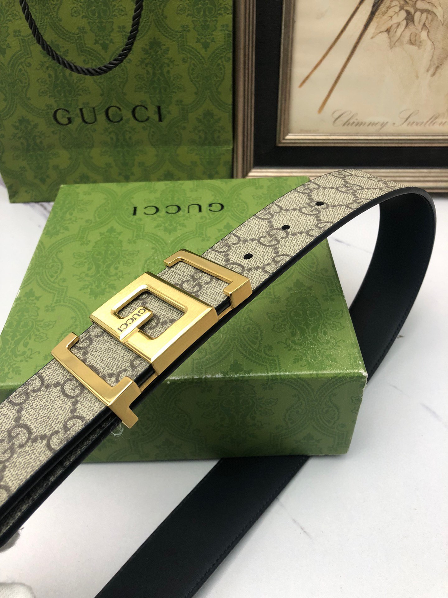 G*u*i belt-3.8cm