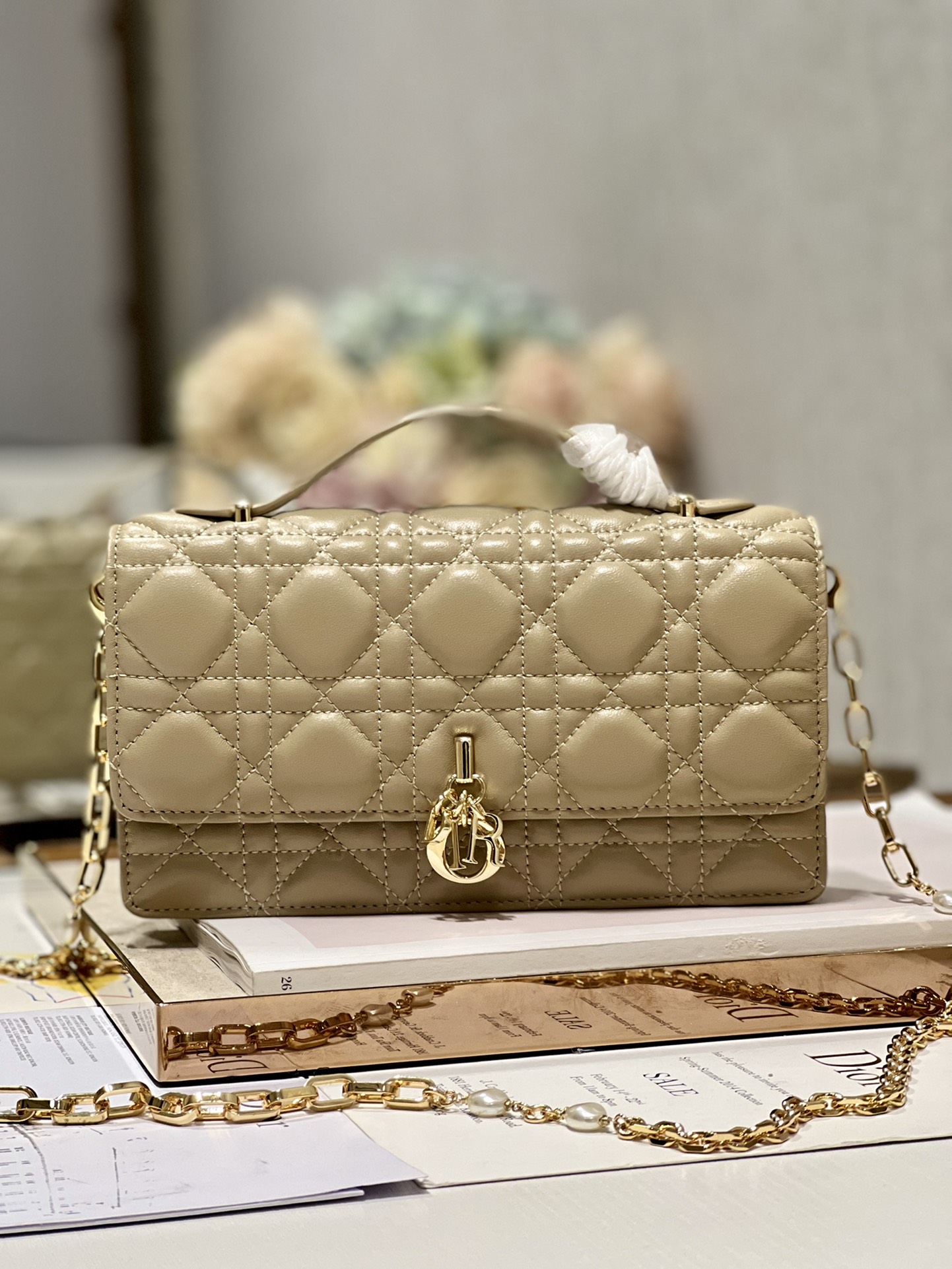 lady D*or bag-21 x 11.5 x 4.5ccm