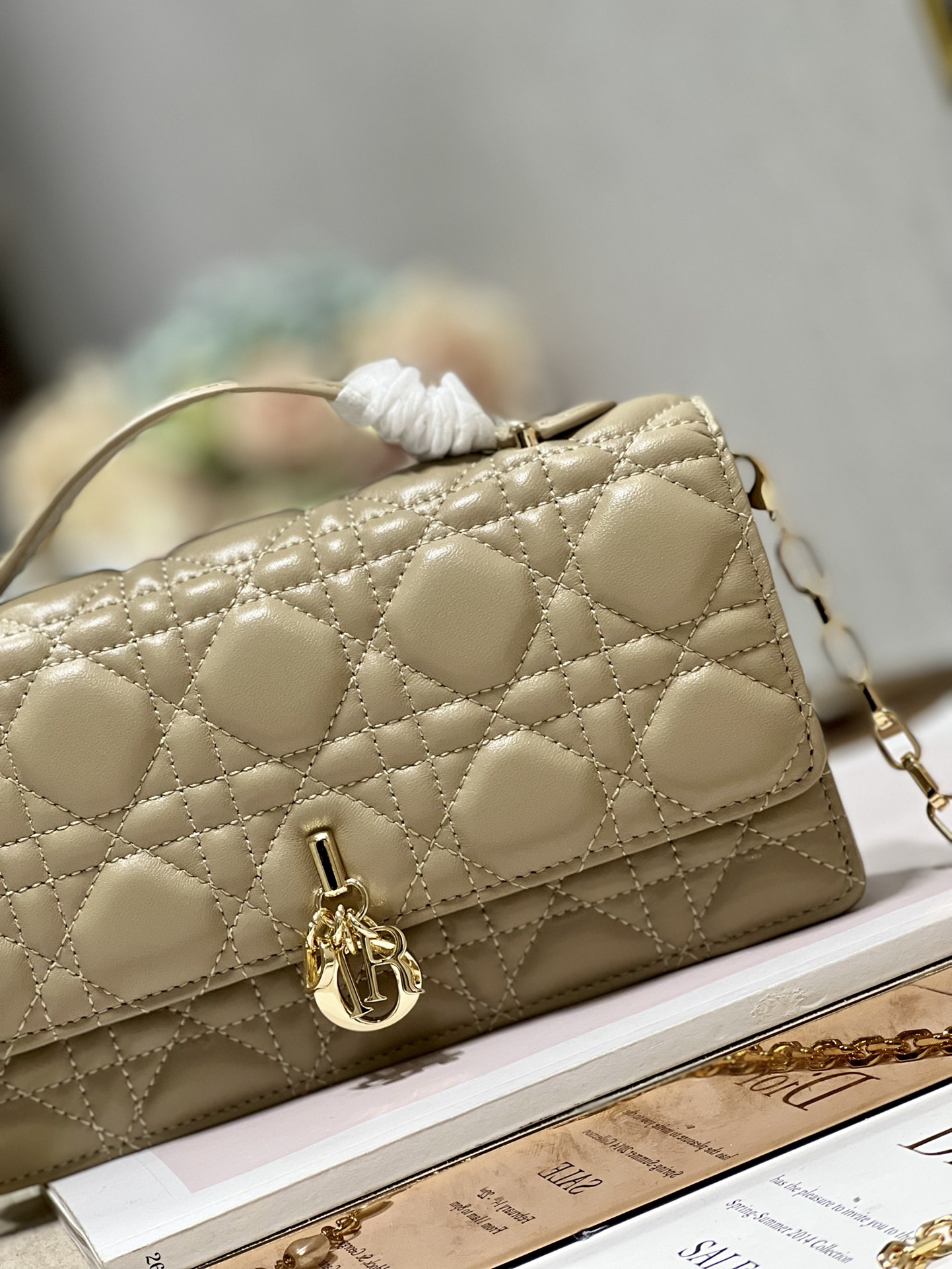 lady D*or bag-21 x 11.5 x 4.5ccm