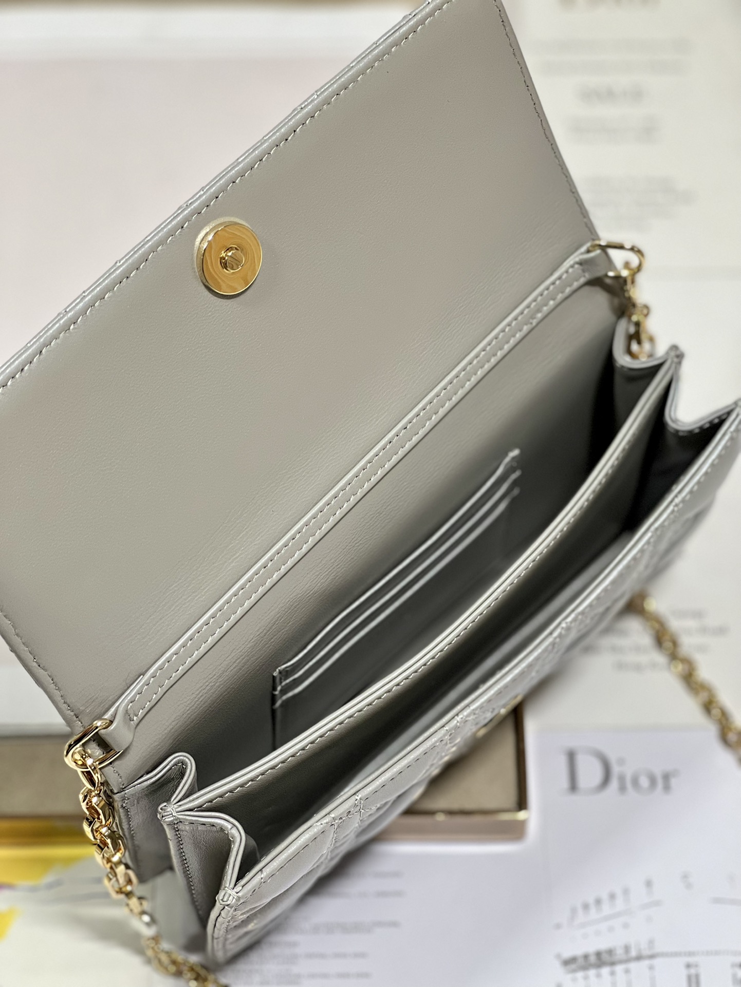 lady D*or bag-21 x 11.5 x 4.5ccm