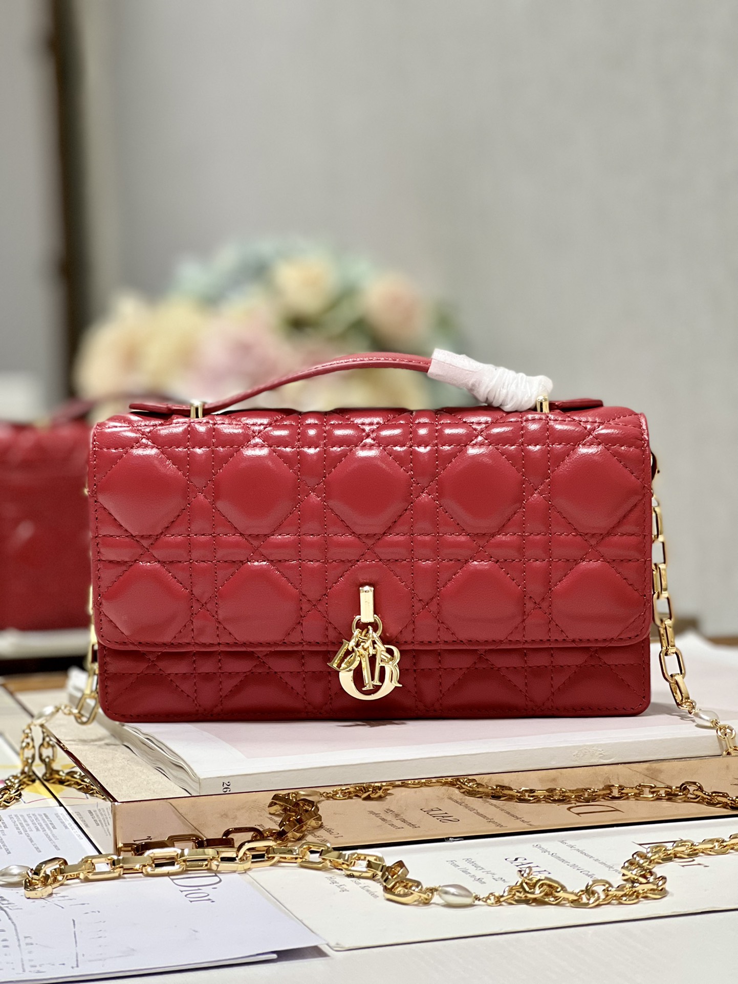 lady D*or bag-21 x 11.5 x 4.5ccm