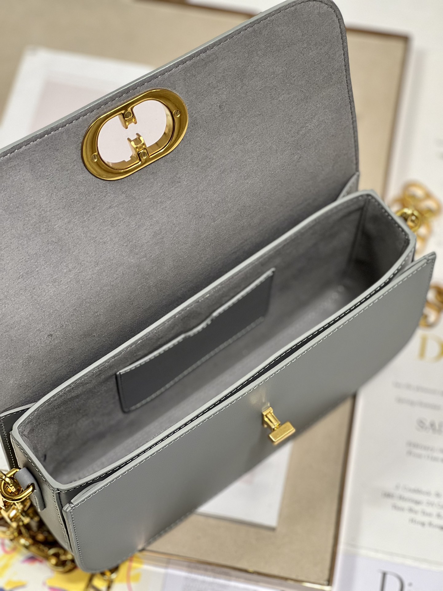 Di0r 30 Montaigne Avenue Bag-22.5×12.5×6.5CM