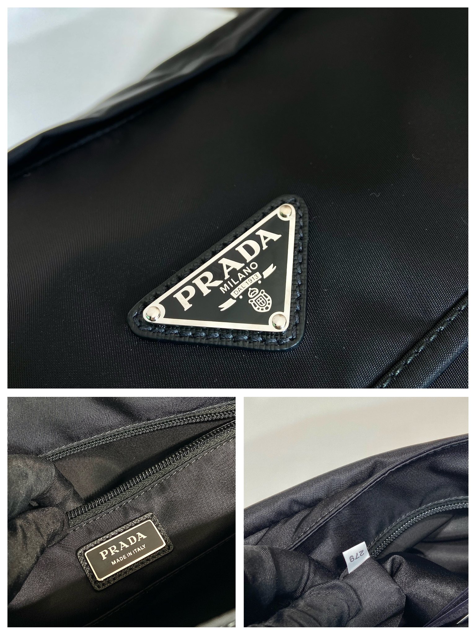 Pra*a 2vd052 mailman bag-30*27.5*14.5cm