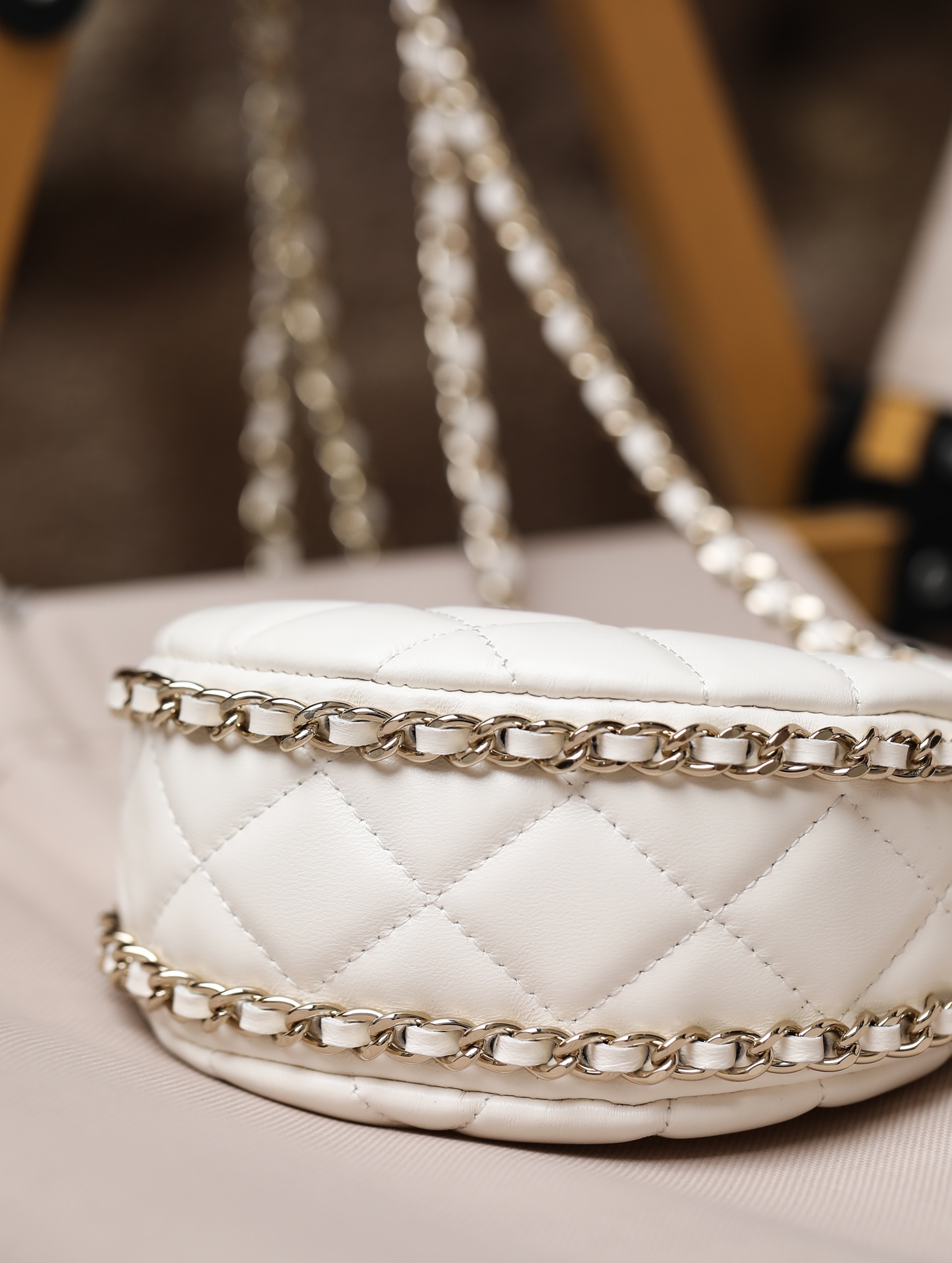 Ch@nel 23SS Moon Bag-16*10/22*14CM