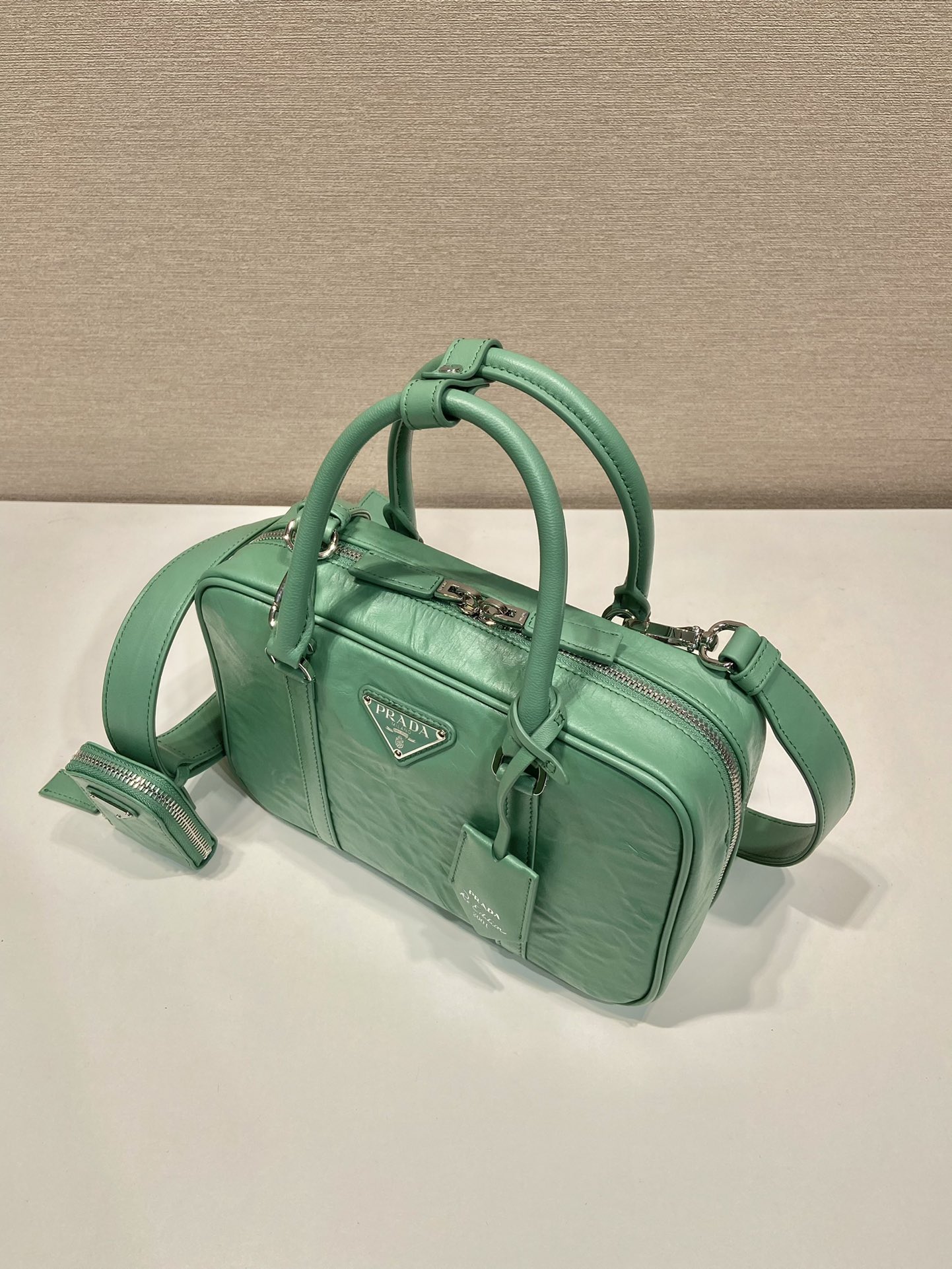 Pra*a 1bb092 boston tote-24*15.5*7cm
