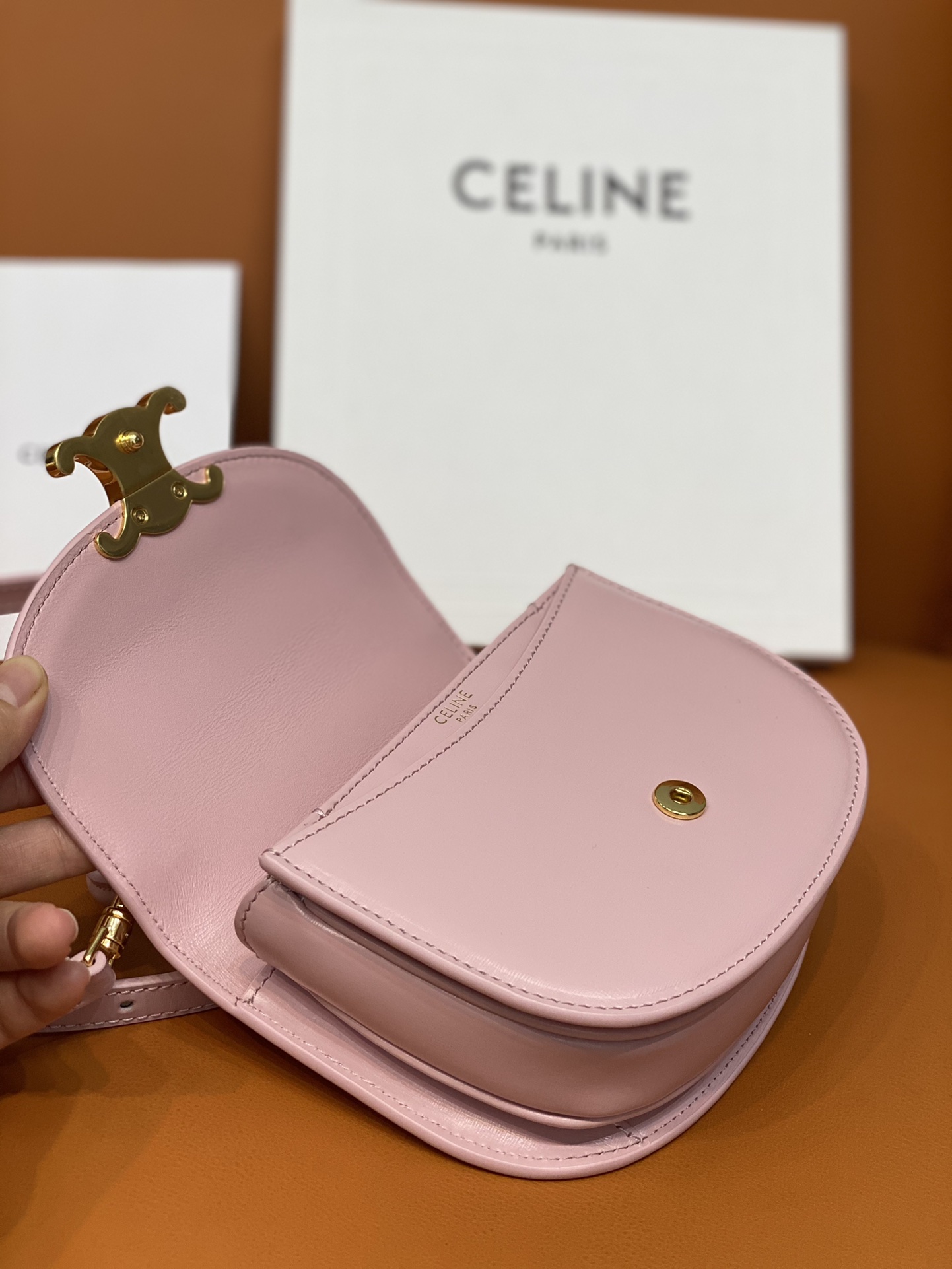 Ce**e mini besace triomphe bag-15.5x11.5x5cmcm