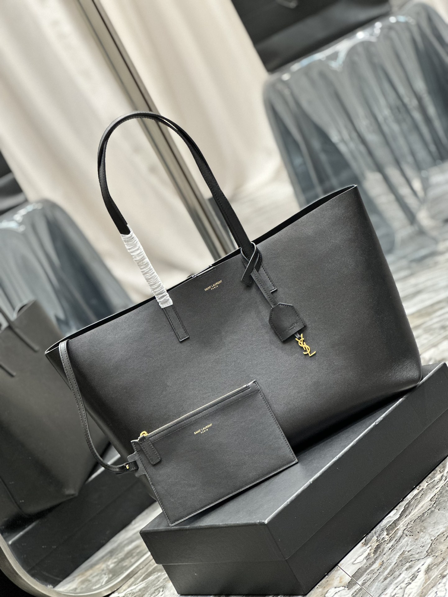 Y*L shopping tote bag-38×28×13cm