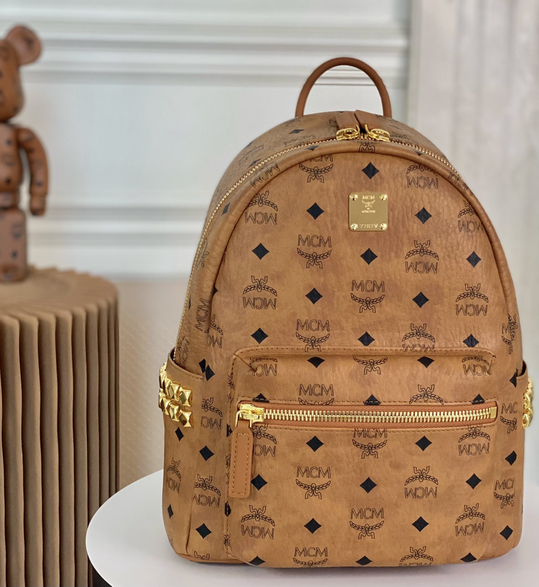 MCM Stark Backpack-10.0 x 17.5 x 21CM