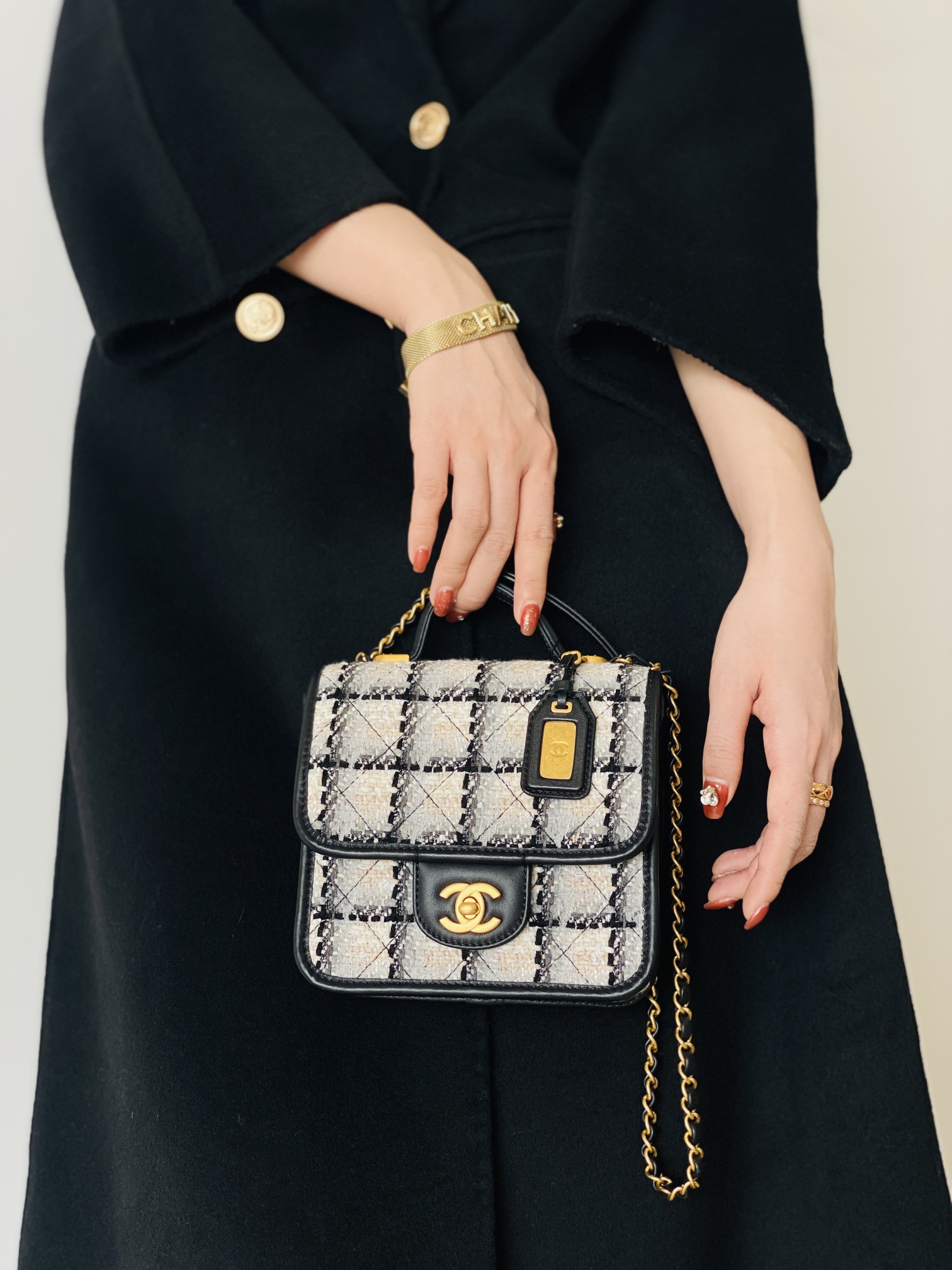 Ch@nel Flap Bag-17x20.5x6CM