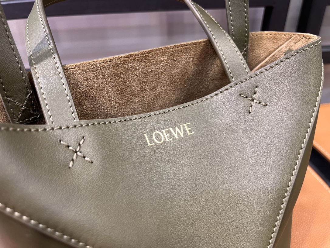 L0ew* puzzle tote-16.5/9.5/20cm