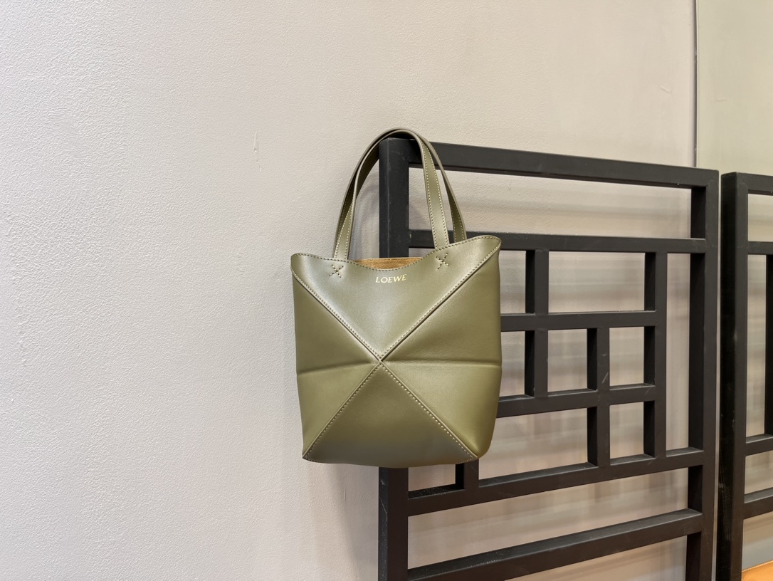 L0ew* puzzle tote-16.5/9.5/20cm