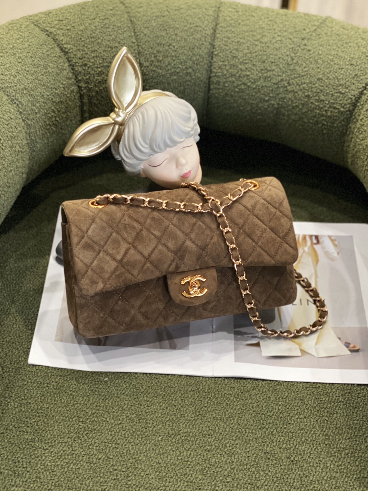 Ch@nel Flap Bag-25.5CM