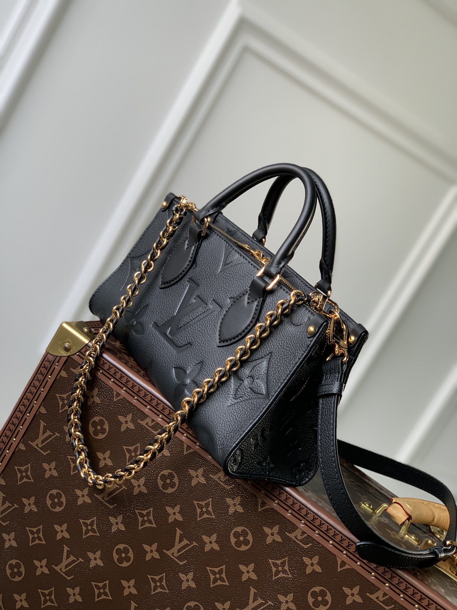 l0*is V*t0n onthego east west handbag-m23640-25*13*10cm