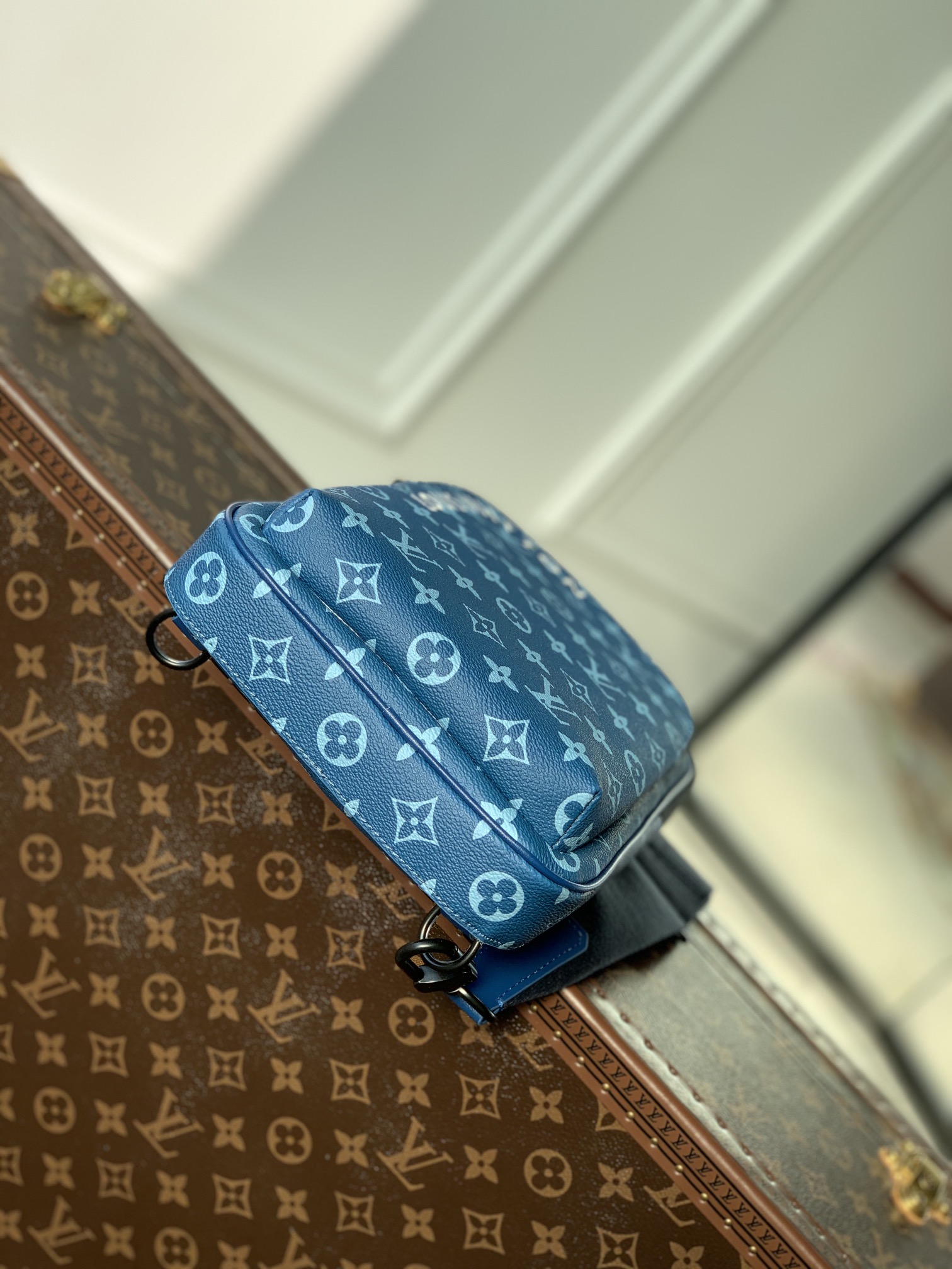 l0*is V*t0n damier graphite avenue bag-20 *31 x*10cm