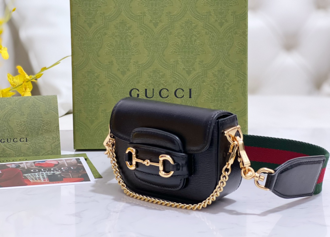 G*u*i gg horsebit 1955 bag-12*9*4cm