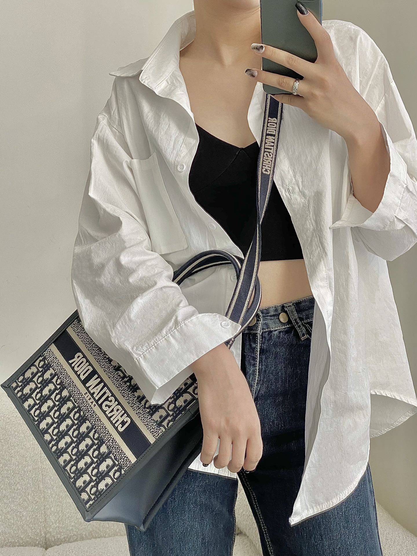 D*or small book tote-26*8*22cm