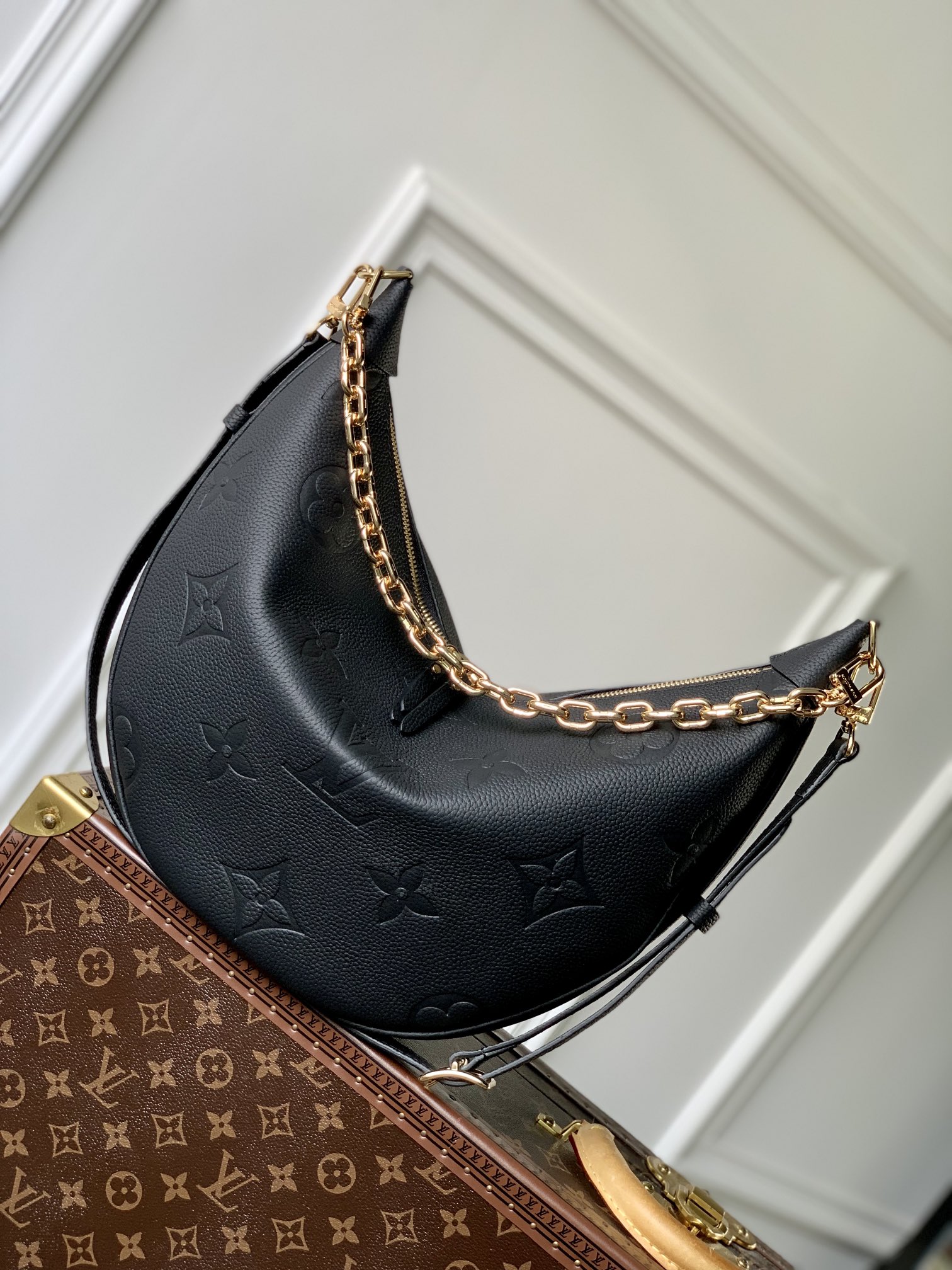 l0*is V*t0n loop hobo handbags-m46725-38*26*10cm