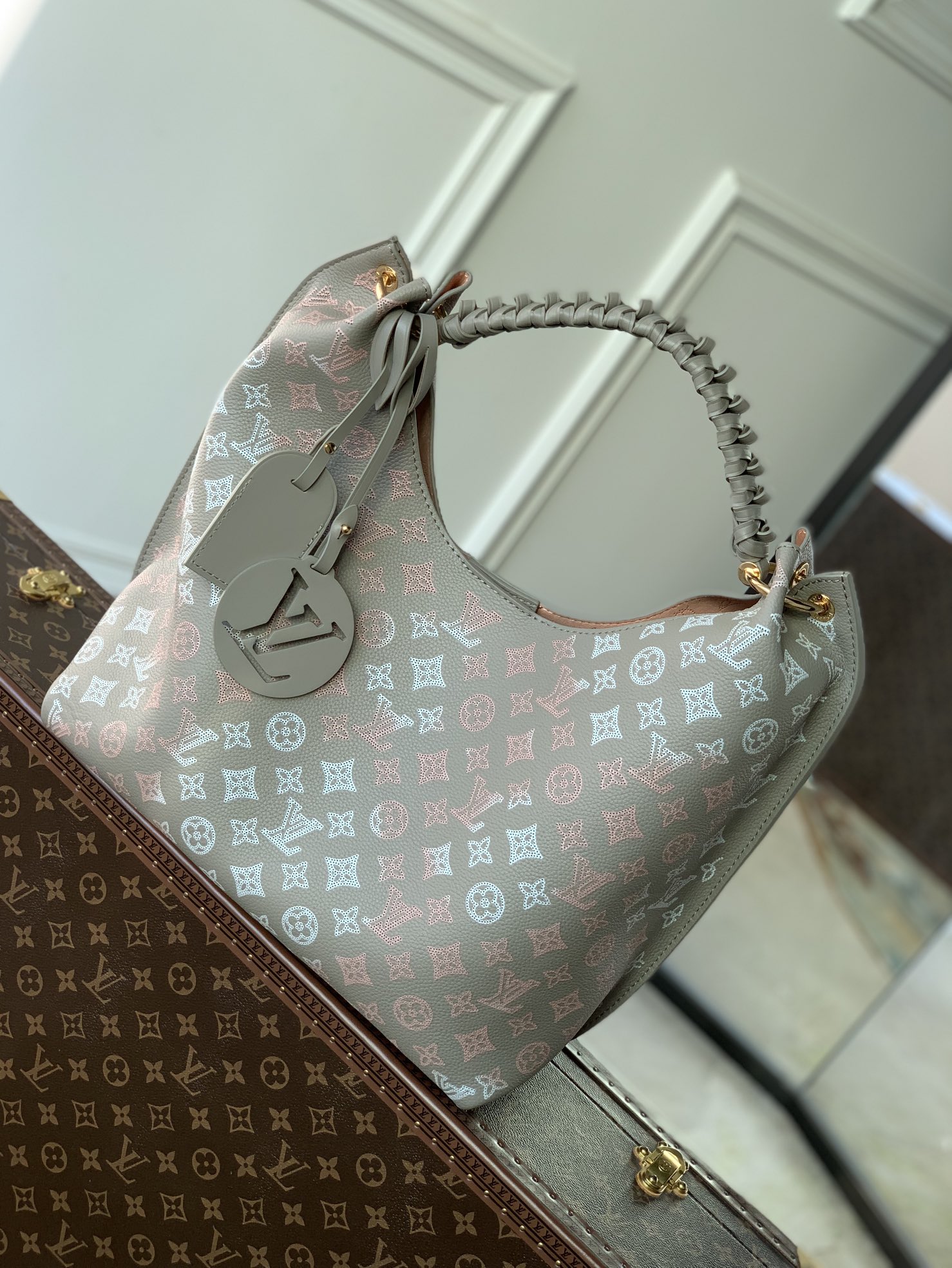 l0*is V*t0n carmel hobo bag-35*40*17cm