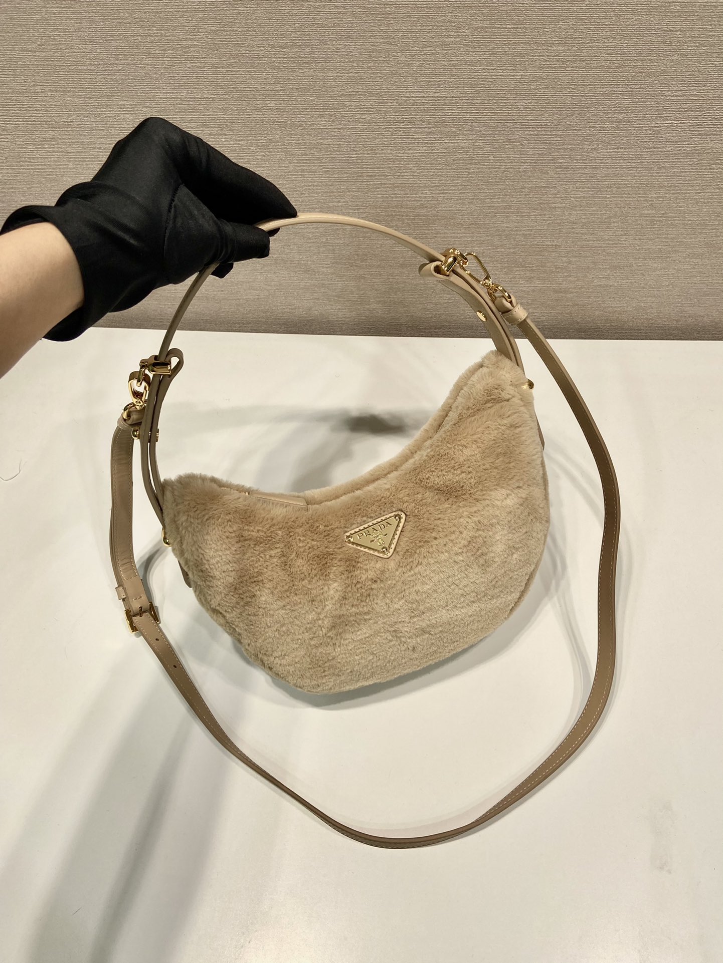 Pra*a moon handbags 1bc194-22.5*18.5*6.5cm