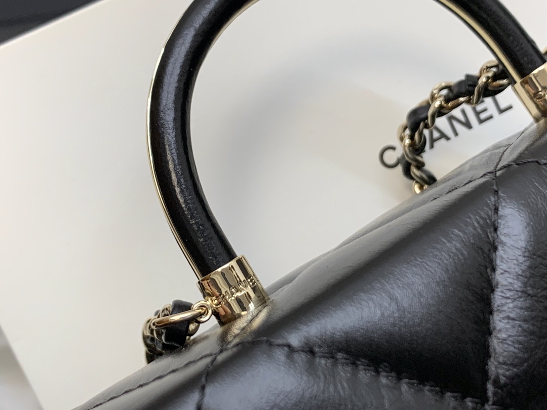 Ch@nel Vintage Box Bag-10.5*22*9CM