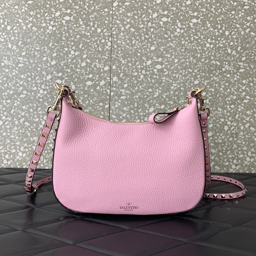 Va1e*ntin0 garavani rockstud hobo bag-6✖️4✖️16cm
