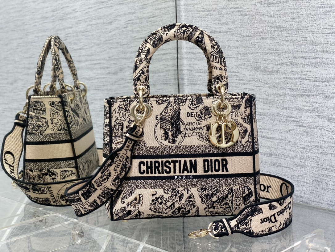 lady D*or handle bag-24cm