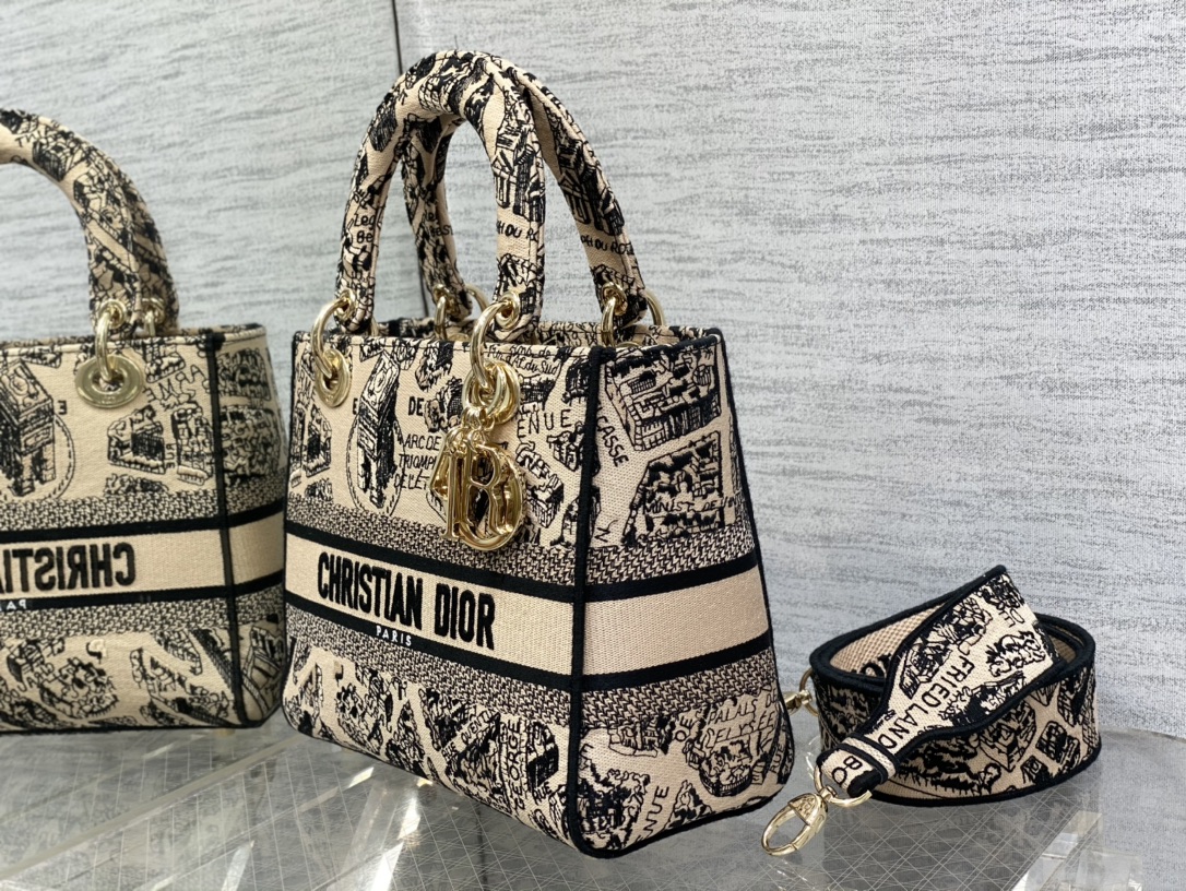lady D*or handle bag-24cm