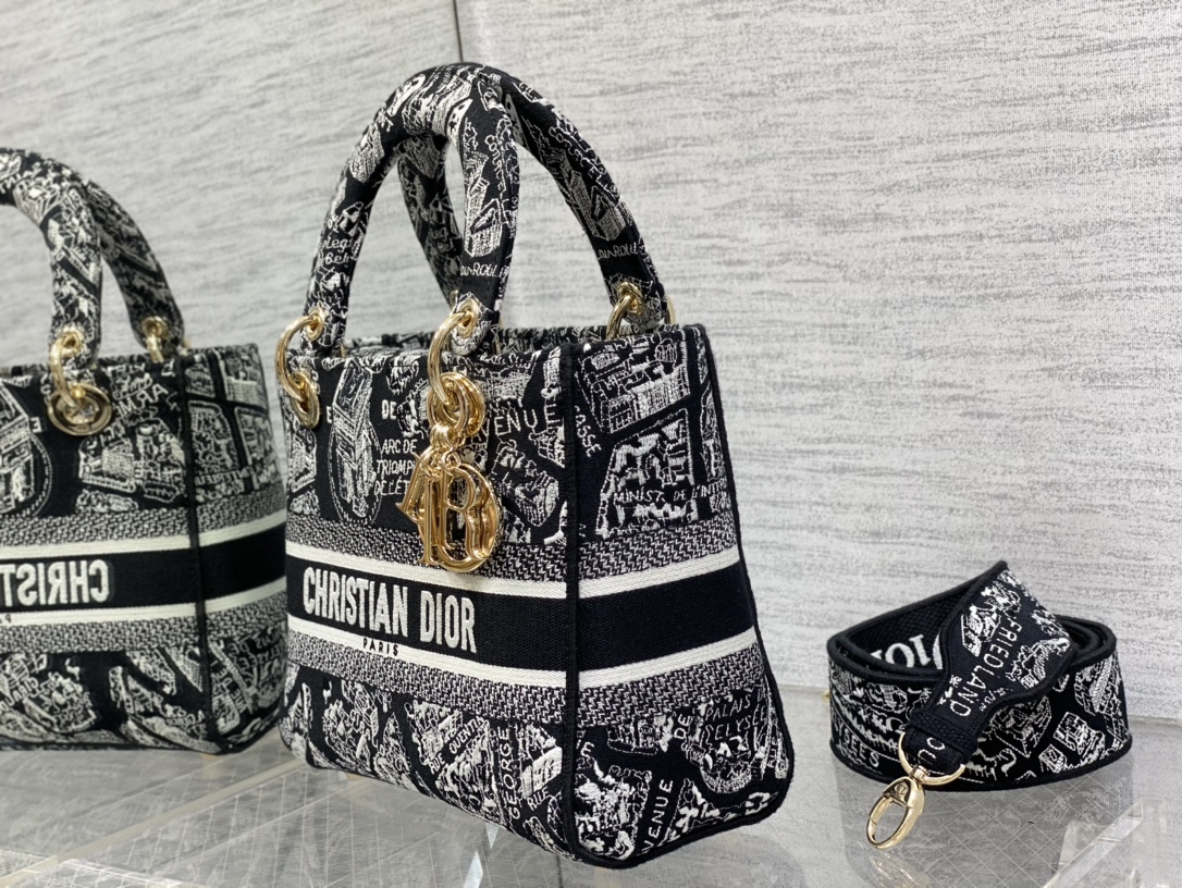 lady D*or handle bag-24cm