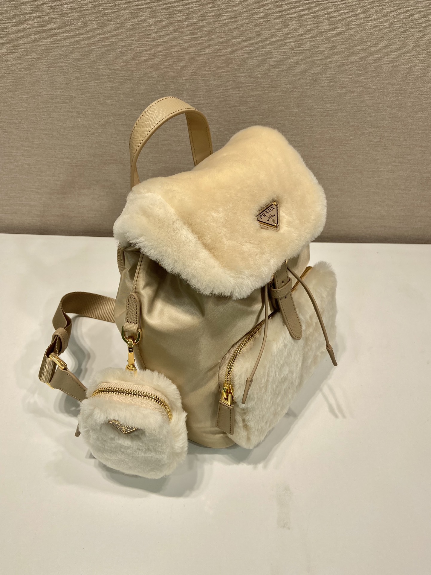 Pra*a backpack 1bz074 -20.5×25×11.5cm