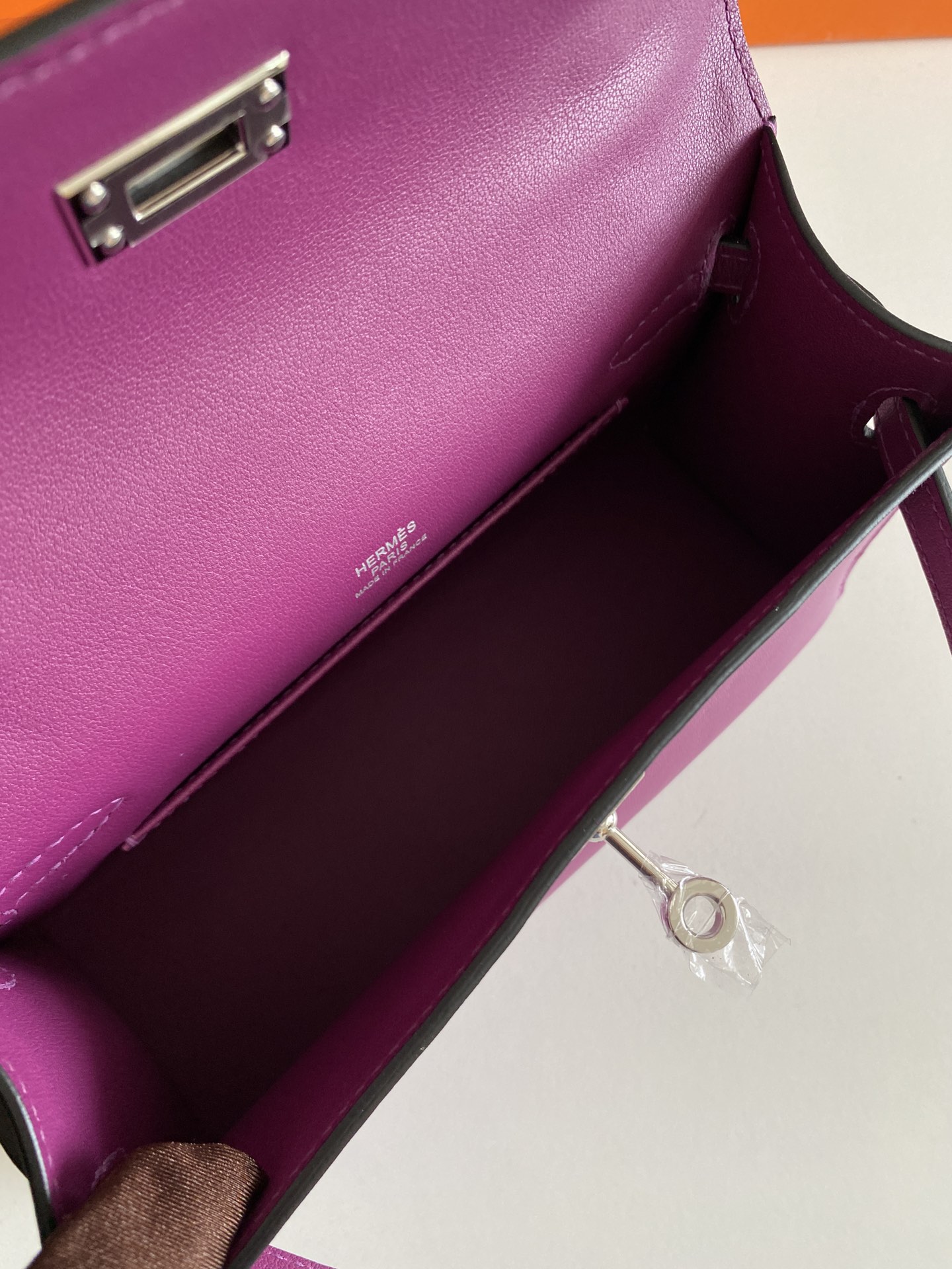 H**mes mini kelly pochette-swift -22cm