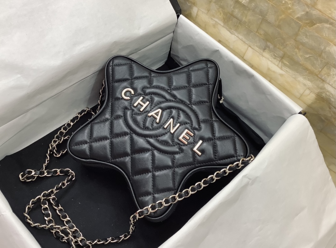 Ch@nel 2024SS Star Coin Purse-22.5 *22.5 *6CM