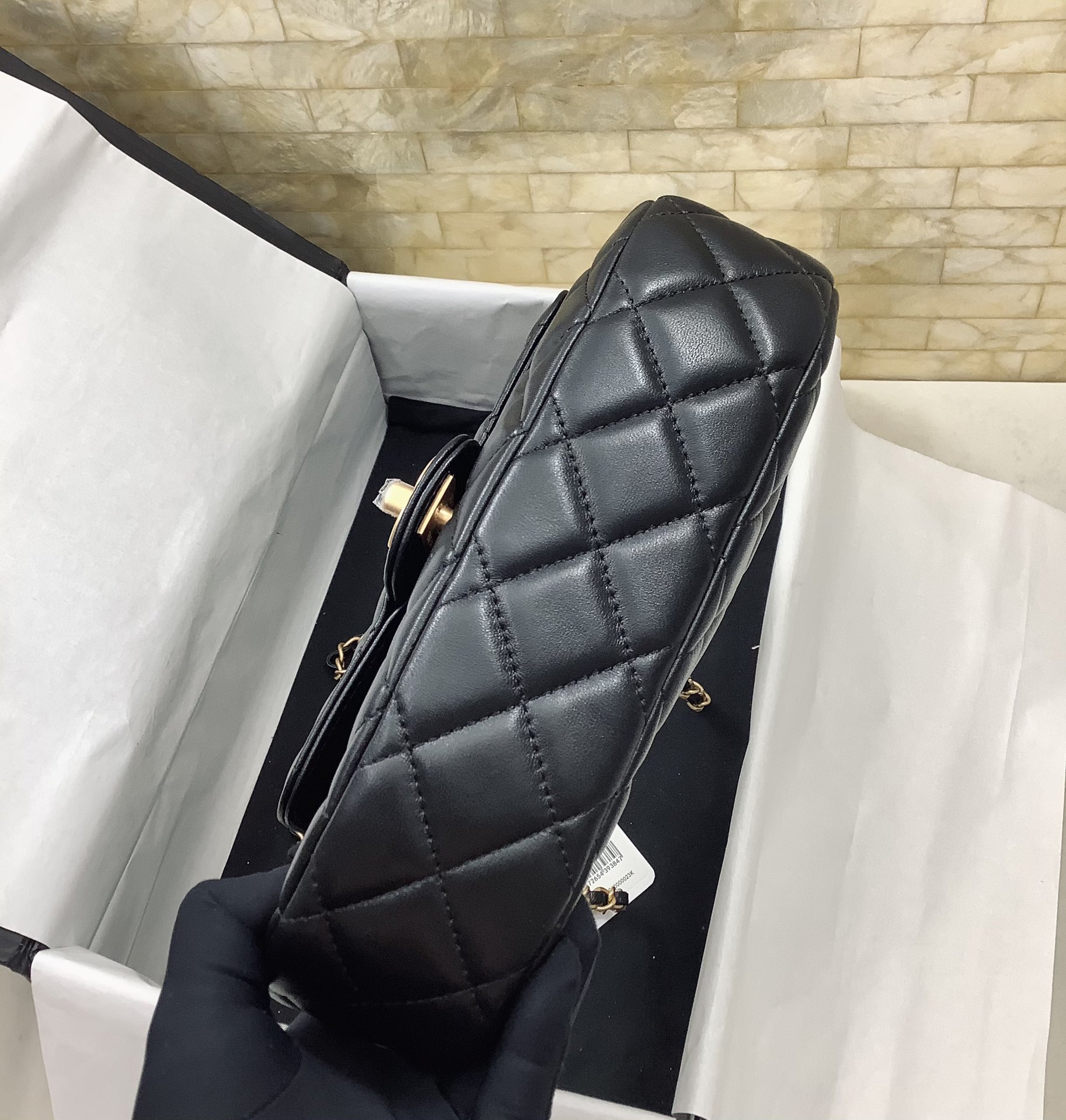 Ch@nel 2024SS Grip Mini Bag-13.5*23.5*5.5CM