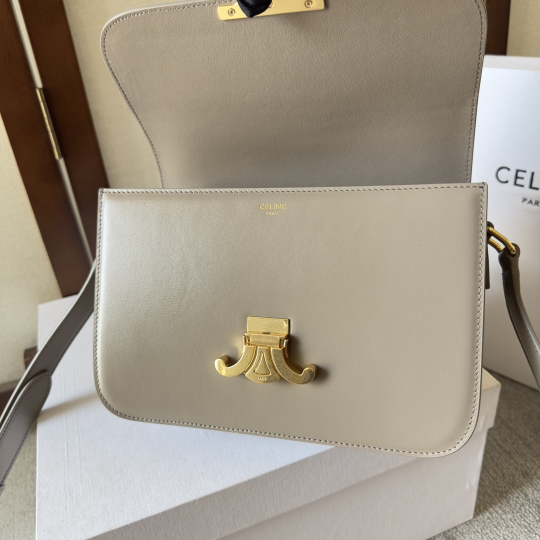 Celin Triomphe Shoulder Bag-22.5x16.5x7.5CM