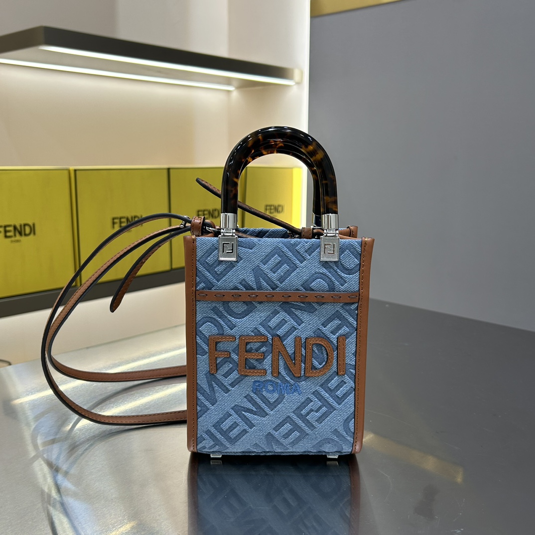 F**di mini tote bag-13*18*6.5cm