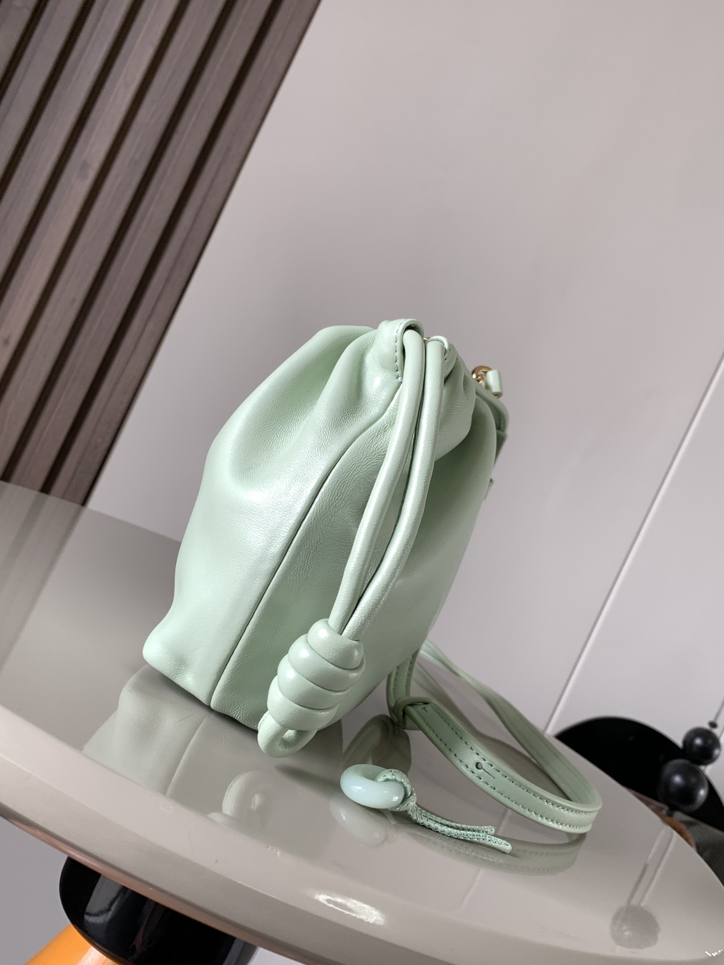 L0ew* mini flamenco purse bag-23*17*5.5cm