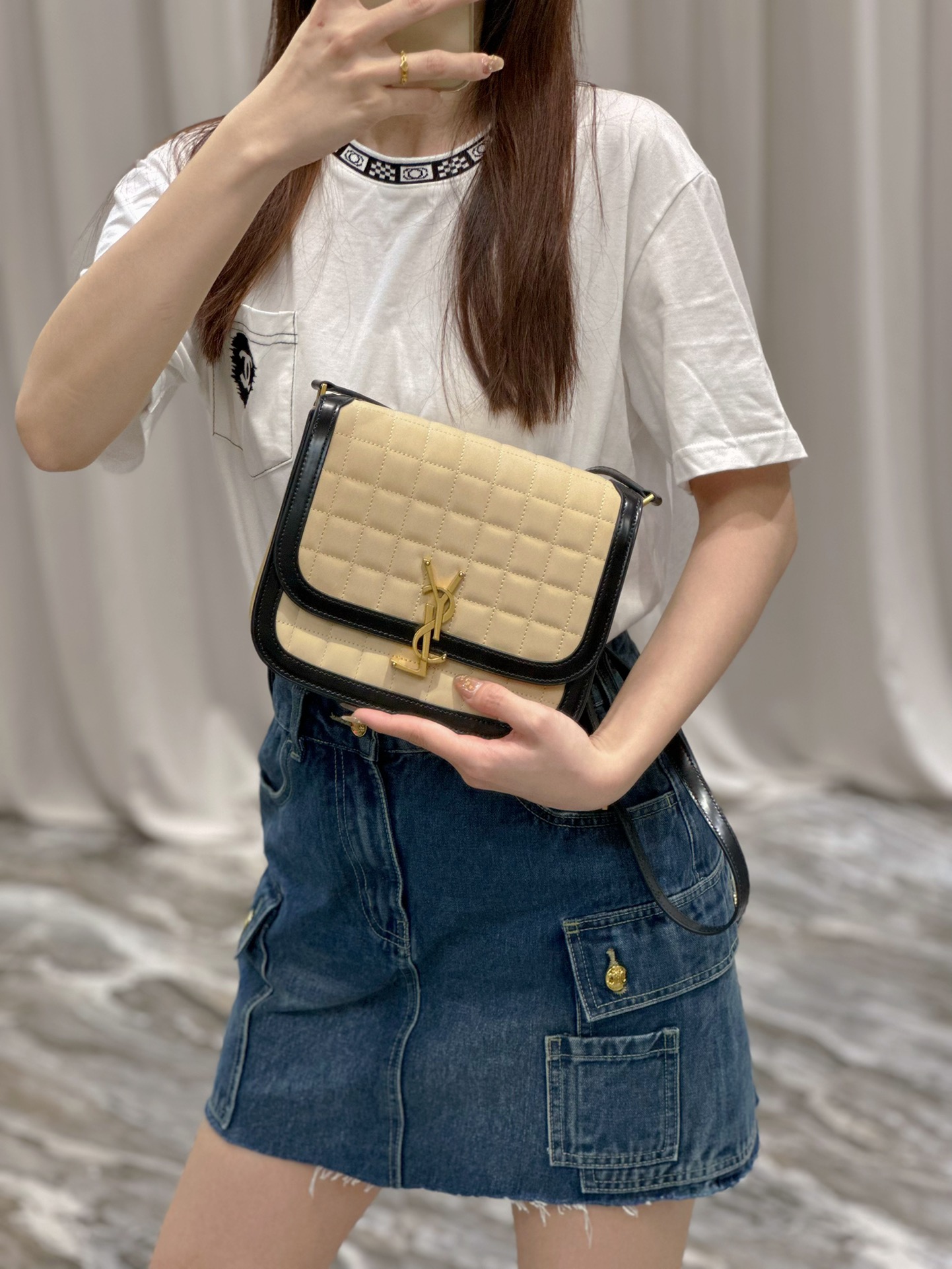 Y*L solferino box bag-19×13×5cm