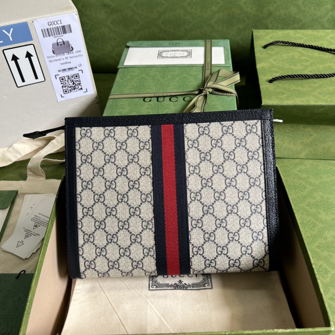 g*u*i gg S*p*e pouch- 26*20*5.6cm