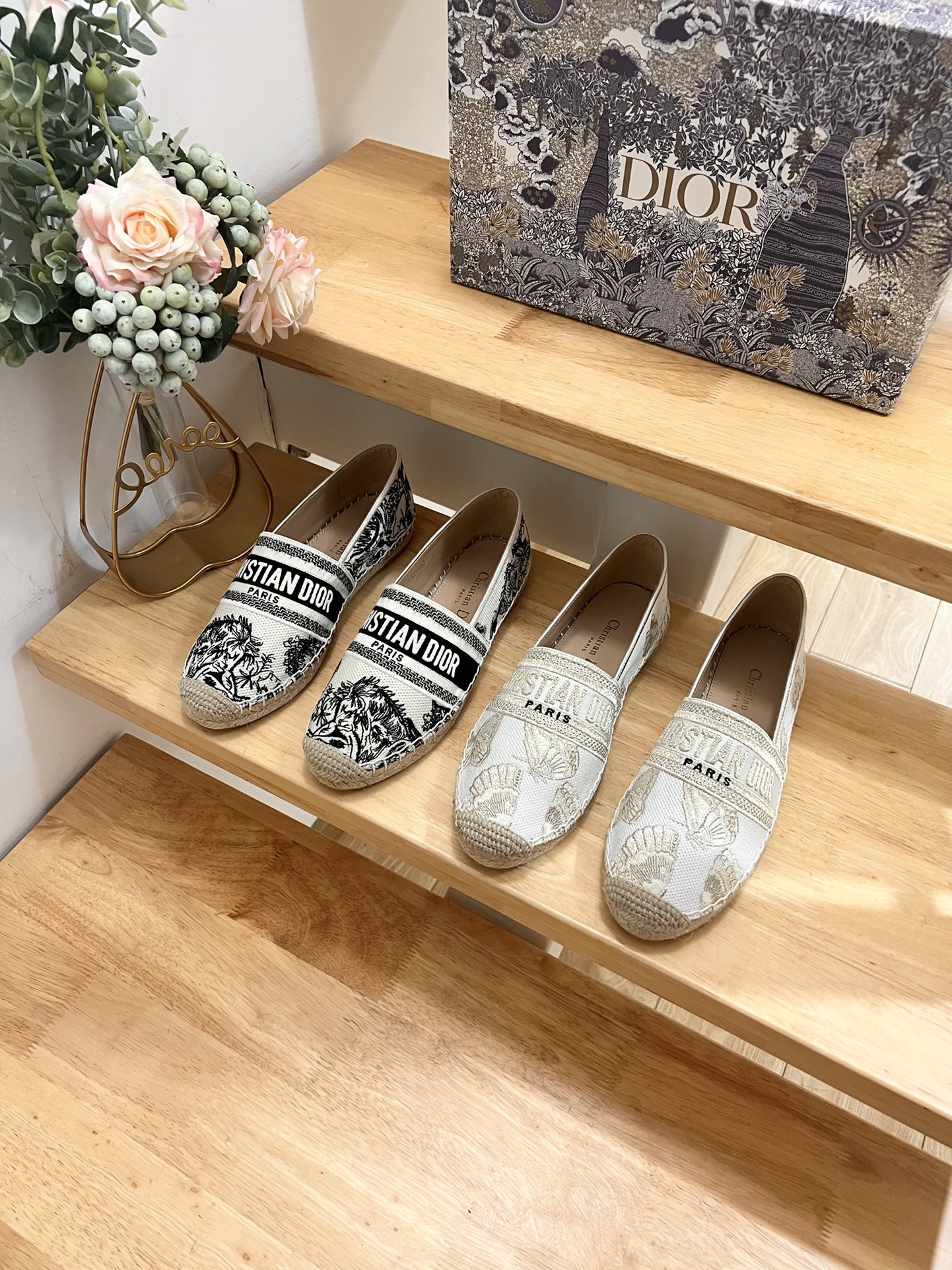 D*or oblique espadrilles