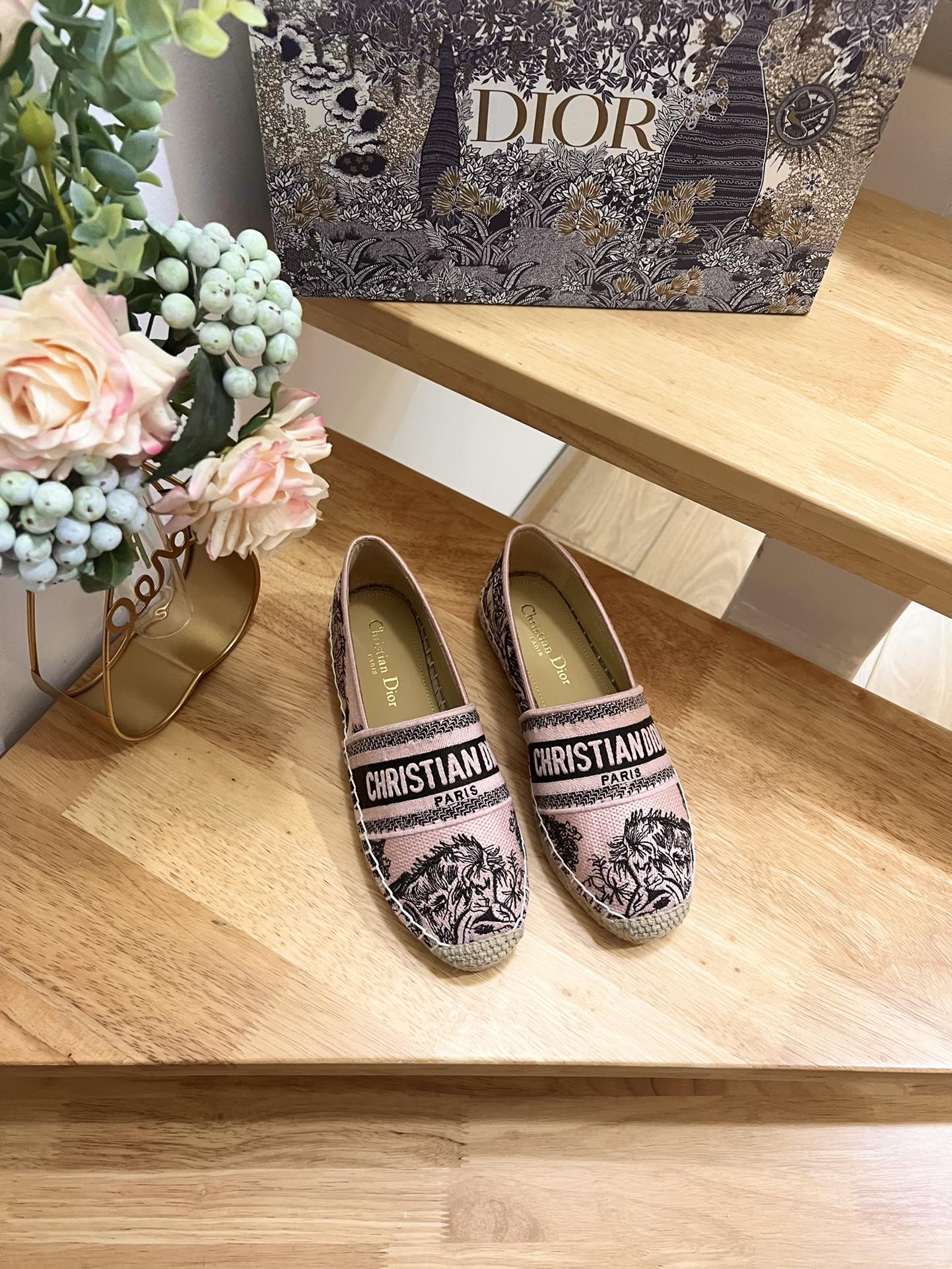 D*or oblique espadrilles