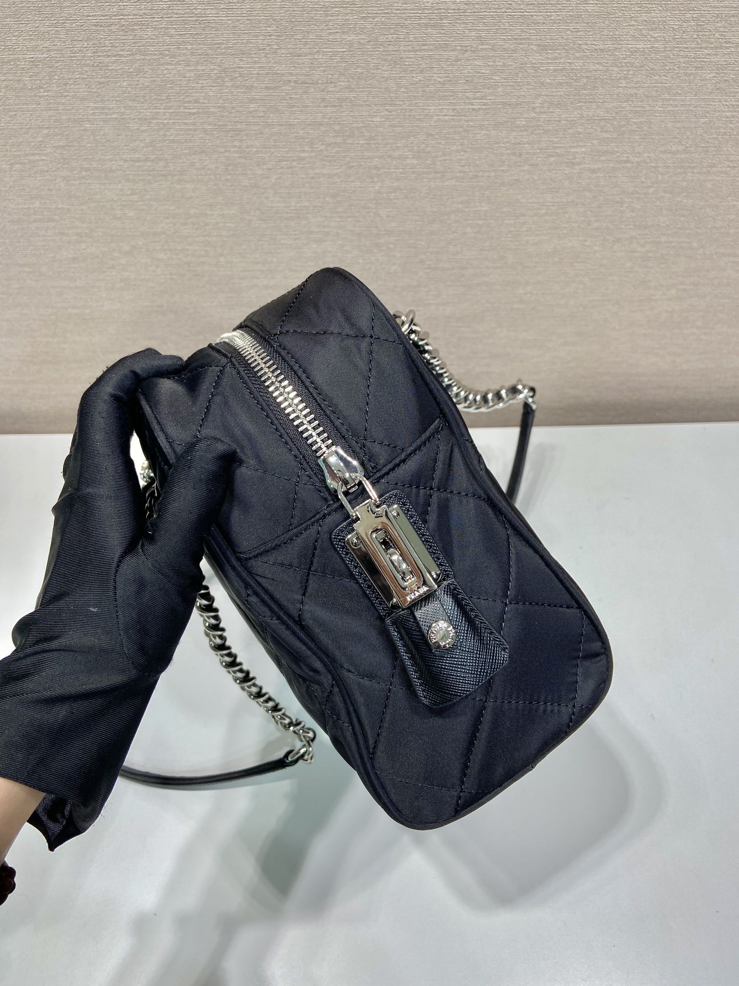 Pra*a 1bd641 vintage camera bag-31*21*11cm