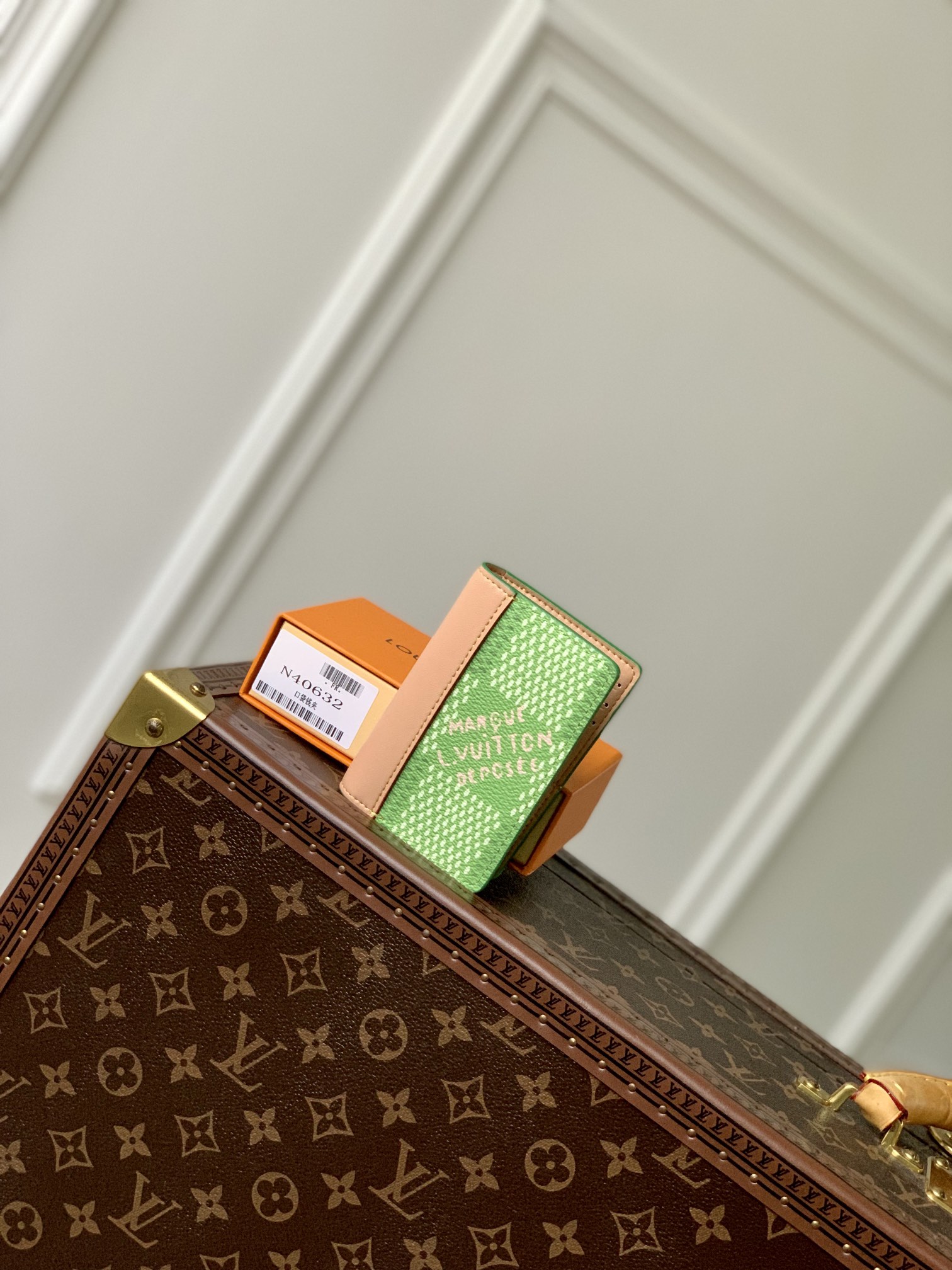 l0*is V*t0n wallet-n40632-7.5 x 11.1 x 1cm
