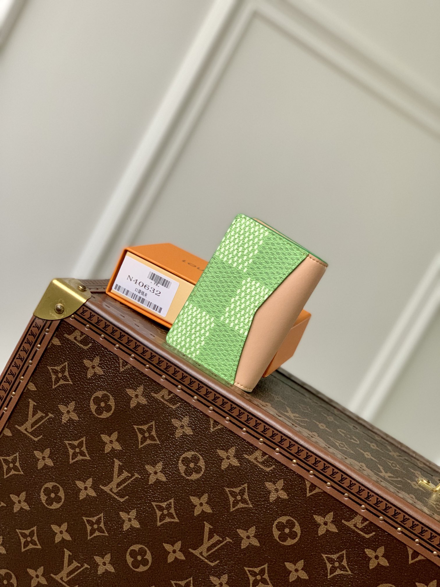 l0*is V*t0n wallet-n40632-7.5 x 11.1 x 1cm