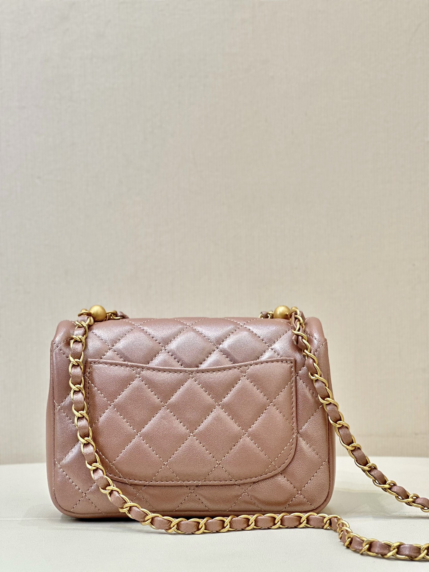 Ch@nel Flap Bag-12.5*17*5CM